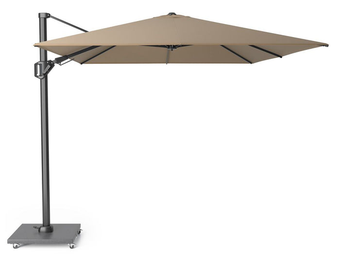 Platinum Challenger T2 Zweefparasol 3,5 x 2,6 m  3,5 x 2,6 m - Taupe