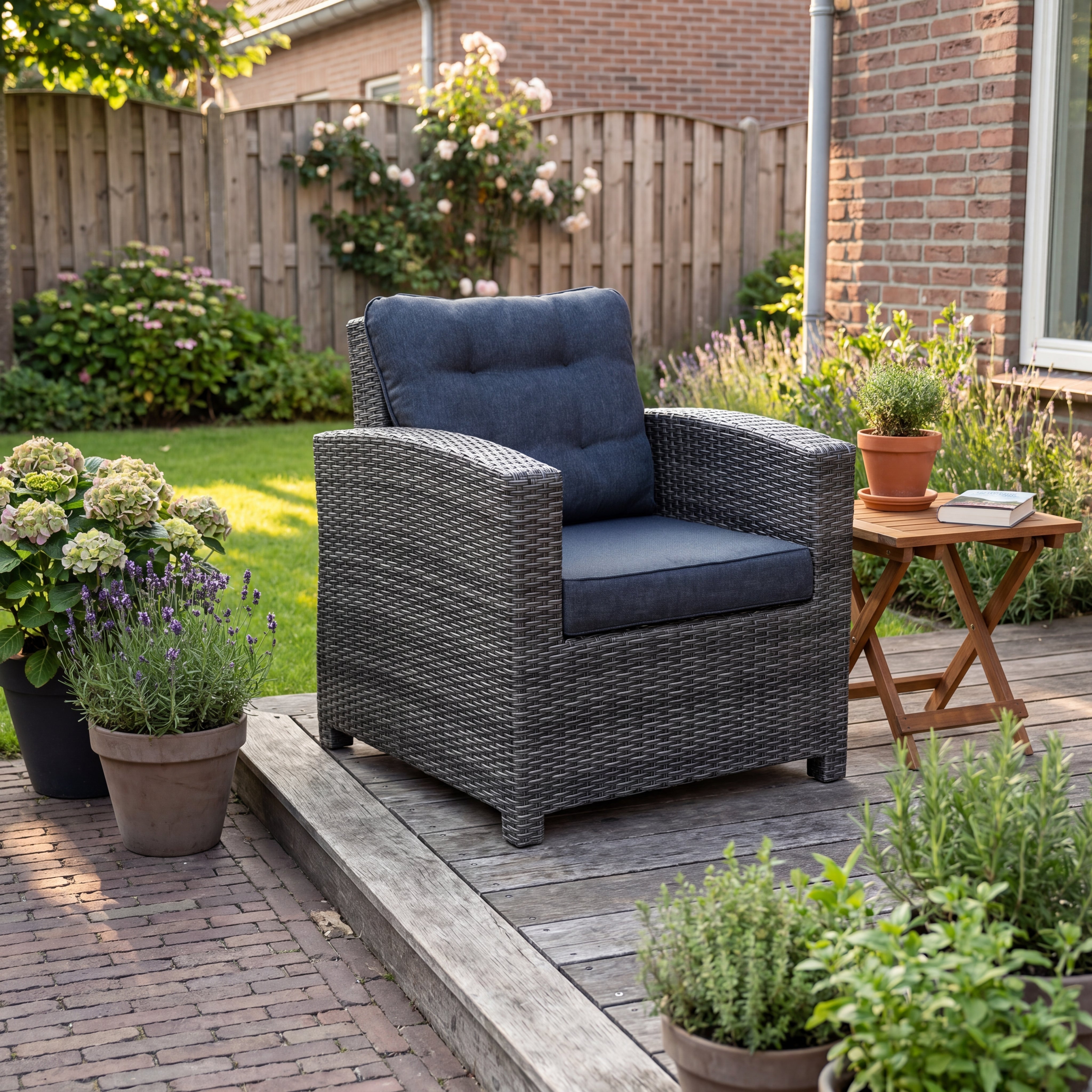 Las Palmas Loungestoel - Dark Grey