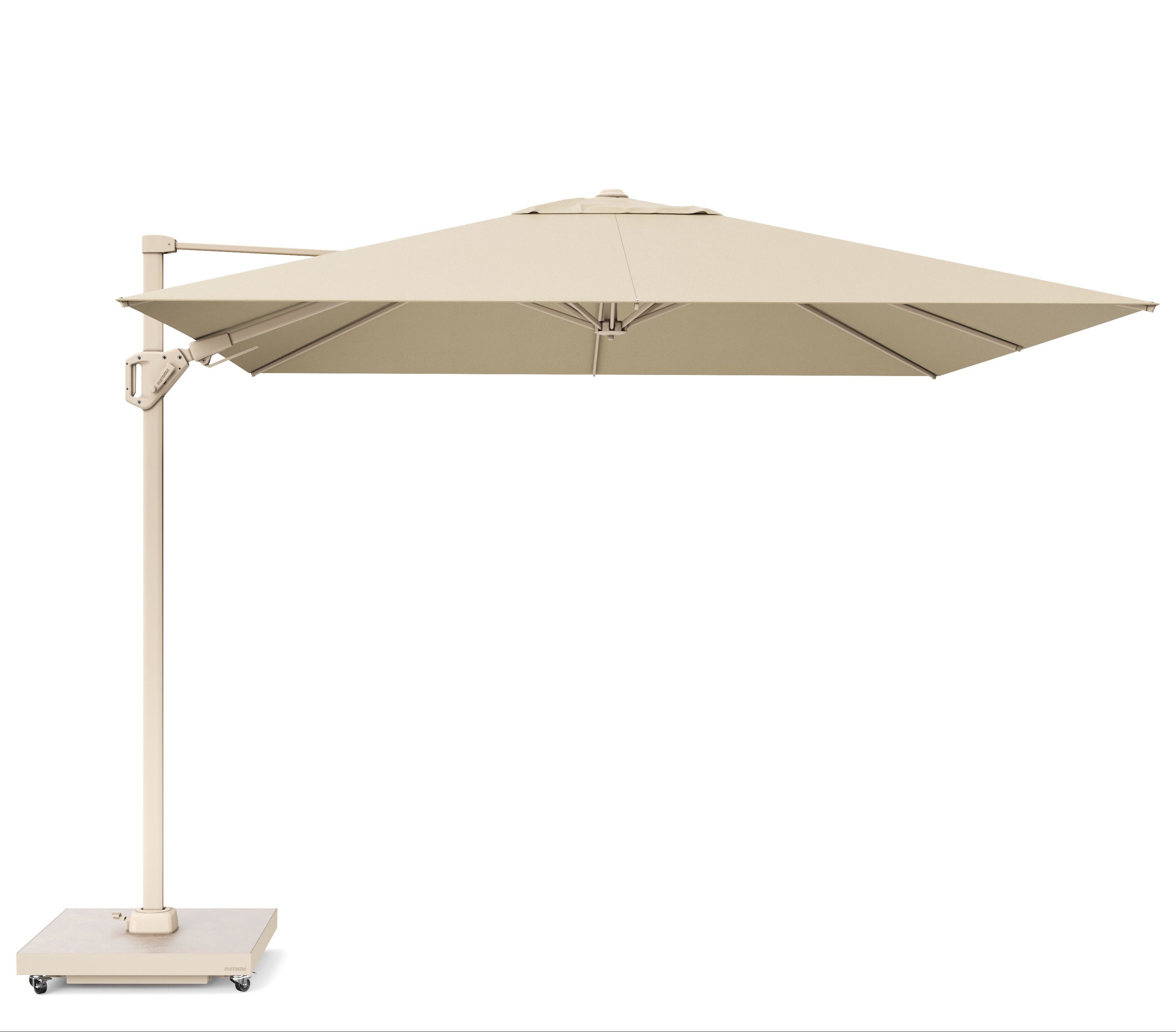 Zweefparasol 3 x 3 m - Platinum Challenger T2 - Sandstone Champagne