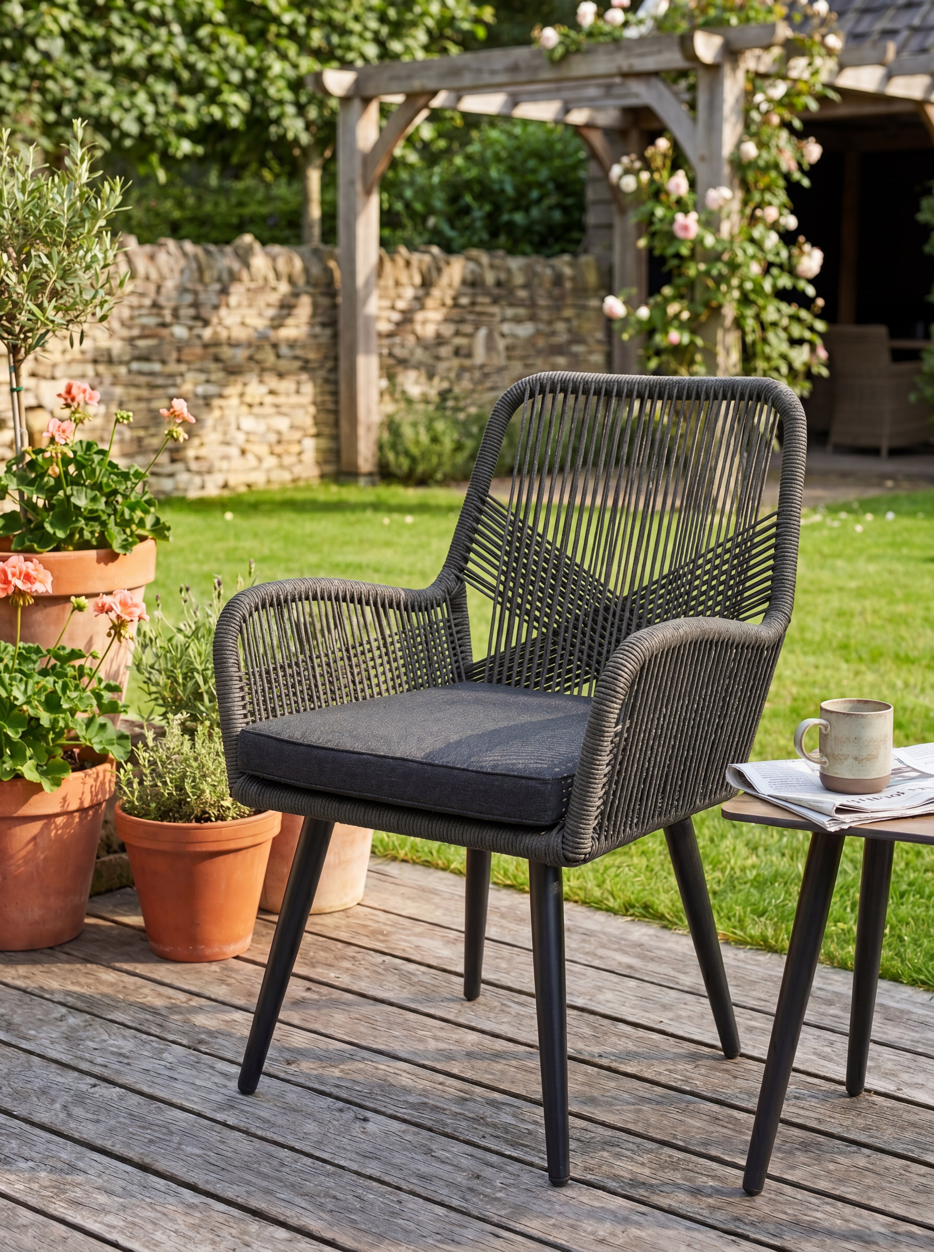 Villenova Dining Tuinstoel - Anthracite