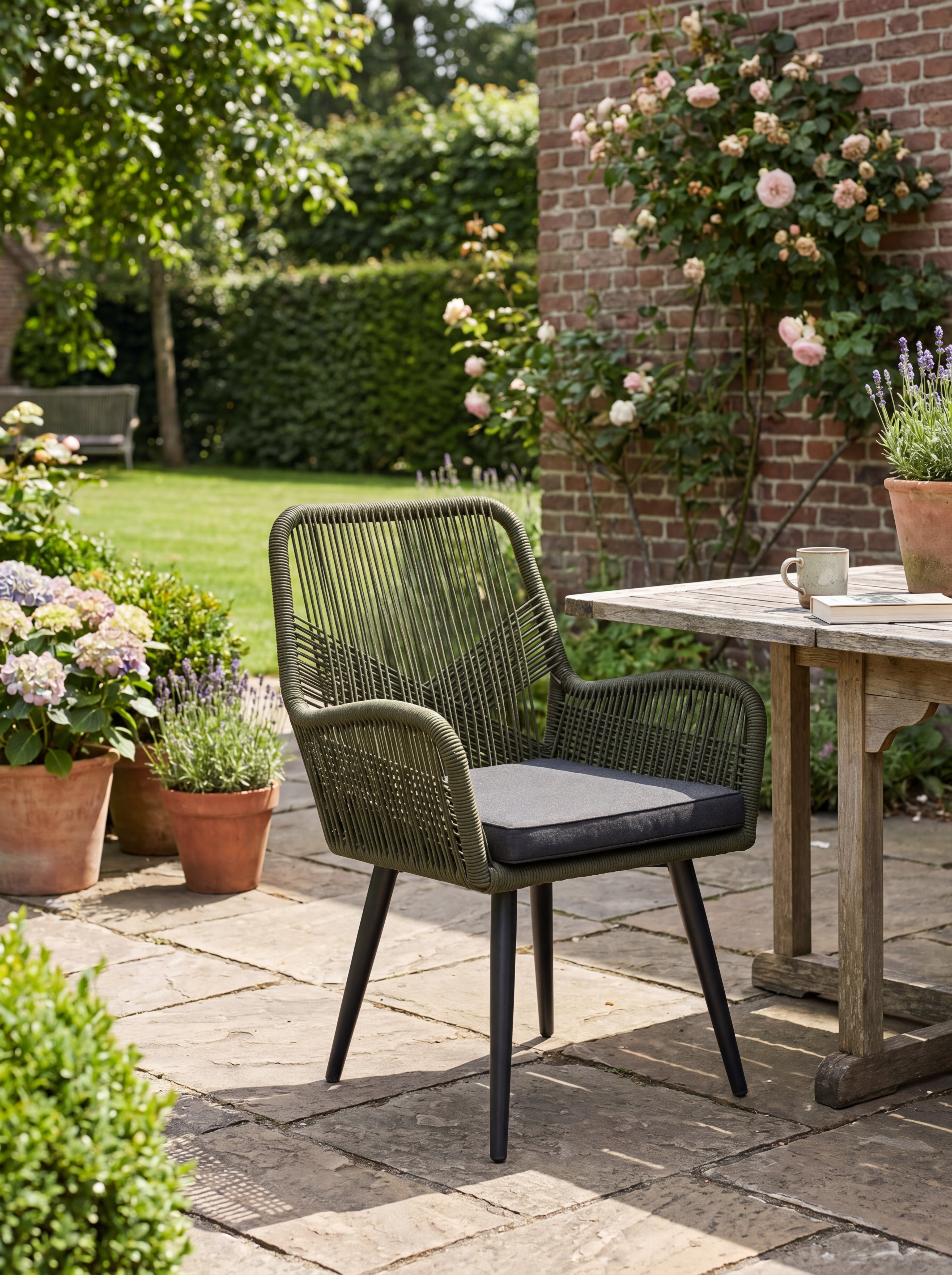 Villenova Dining Tuinstoel - Olive Green