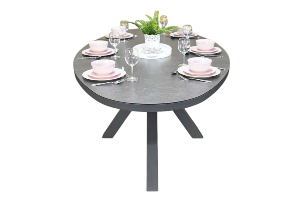 Akron Ovale Tuintafel 220 cm - Keramisch blad