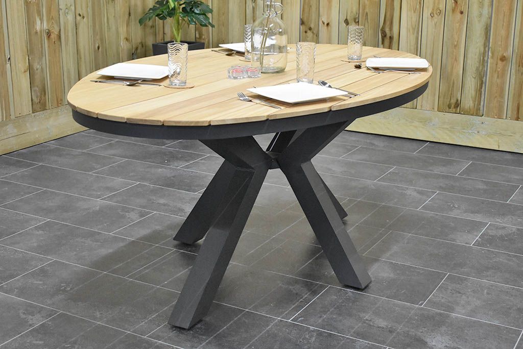 Akron-Torino verstelbaar teak  6 persoons