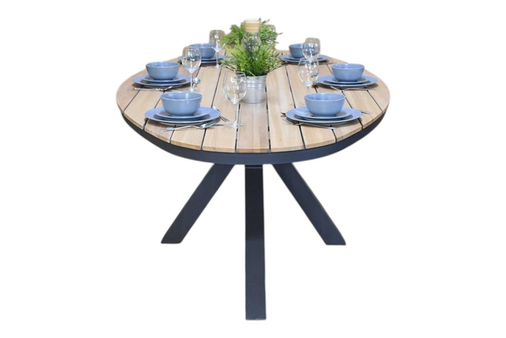 Akron Ovale Tuintafel 220 cm - Teak