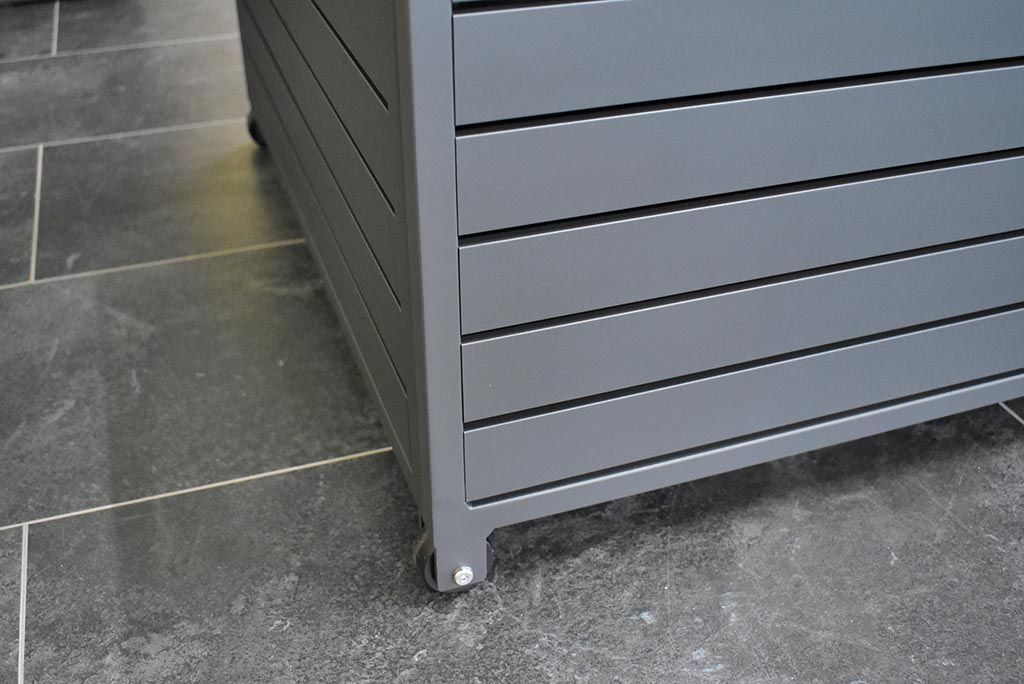 Outnest Aluminium Kussenbox Dark Grey detail