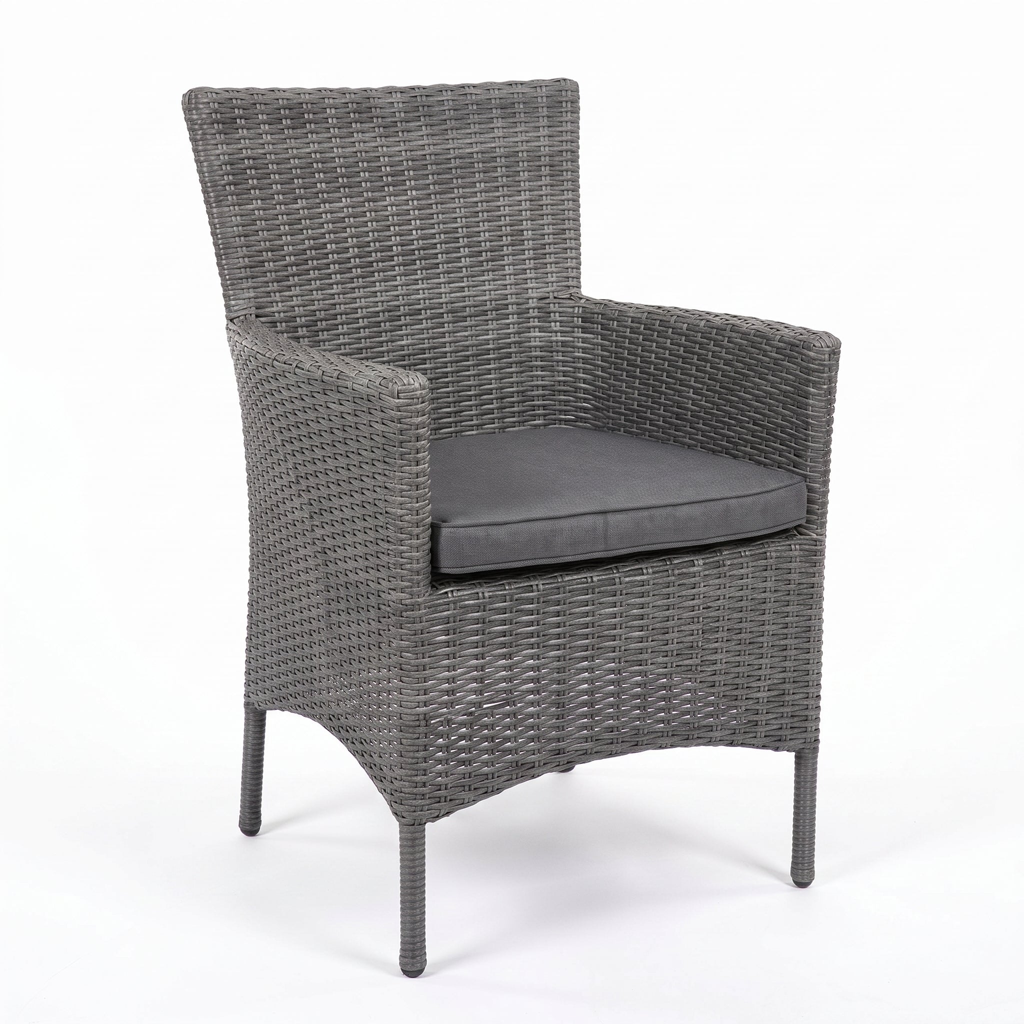 Aruba Tuinstoel | Dining - Rock Grey in een sfeervolle tuin - Outnest tuinmeubelen