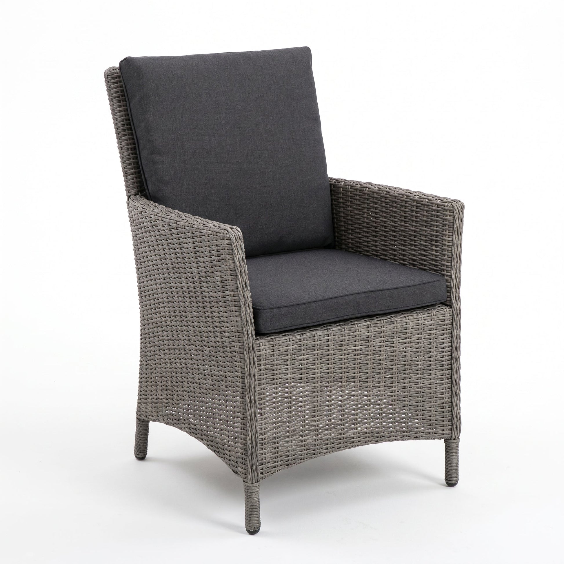 Avalon Tuinstoel | Dining - Rock Grey in een sfeervolle tuin - Outnest tuinmeubelen