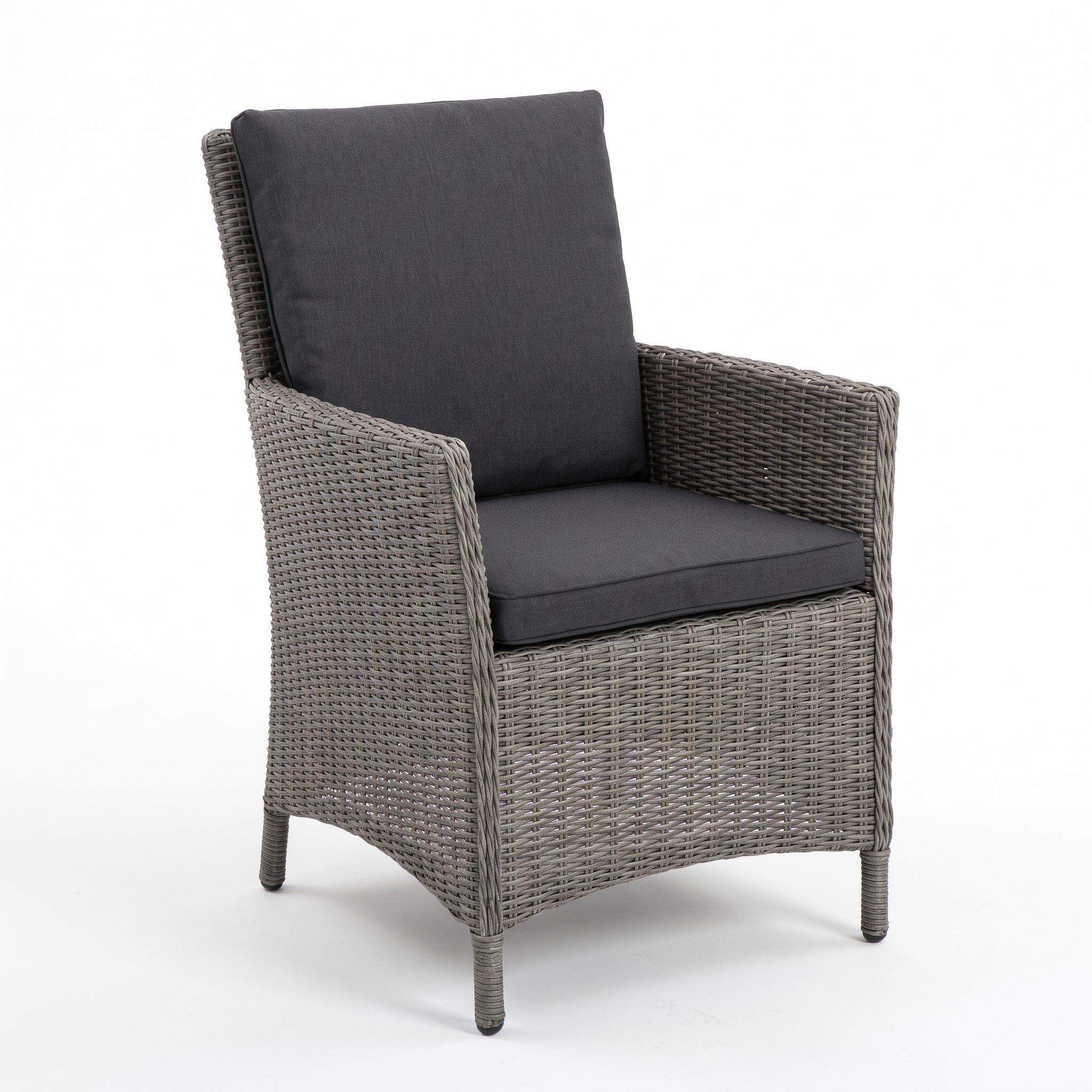 Avalon Tuinstoel | Dining - Rock Grey in een sfeervolle tuin - Outnest tuinmeubelen