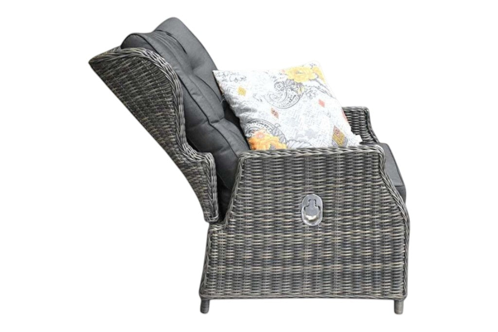 Barcelona Verstelbare Loungeset 2-zits + 2 stoelen - Kobo Grey
