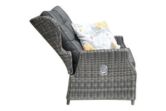 Barcelona Verstelbare Loungeset 2-zits + 2 stoelen - Kobo Grey