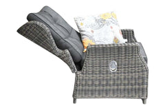 Barcelona Verstelbare Loungeset 2-zits + 2 stoelen - Kobo Grey