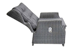Barcelona Verstelbare Loungeset 2-zits + 2 stoelen - Rock Grey