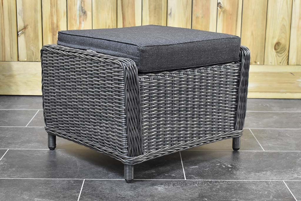 Surakarta-Darwin verstelbare Tuinset 6 Personen - Rock Grey