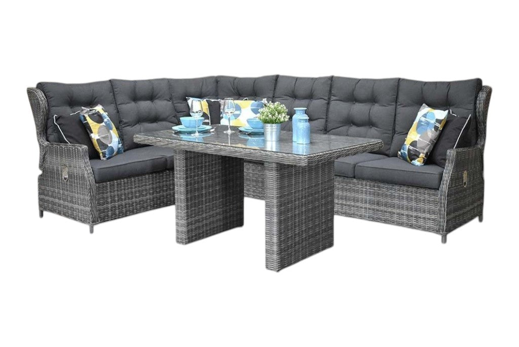 Barcelona Verstelbare Hoekbank XL - Kobo Grey