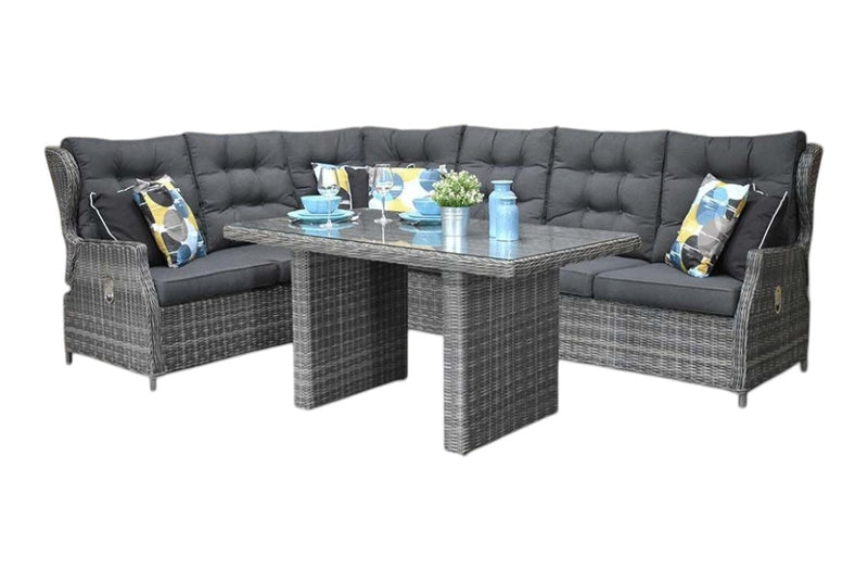Barcelona Verstelbare Hoekbank XL - Kobo Grey