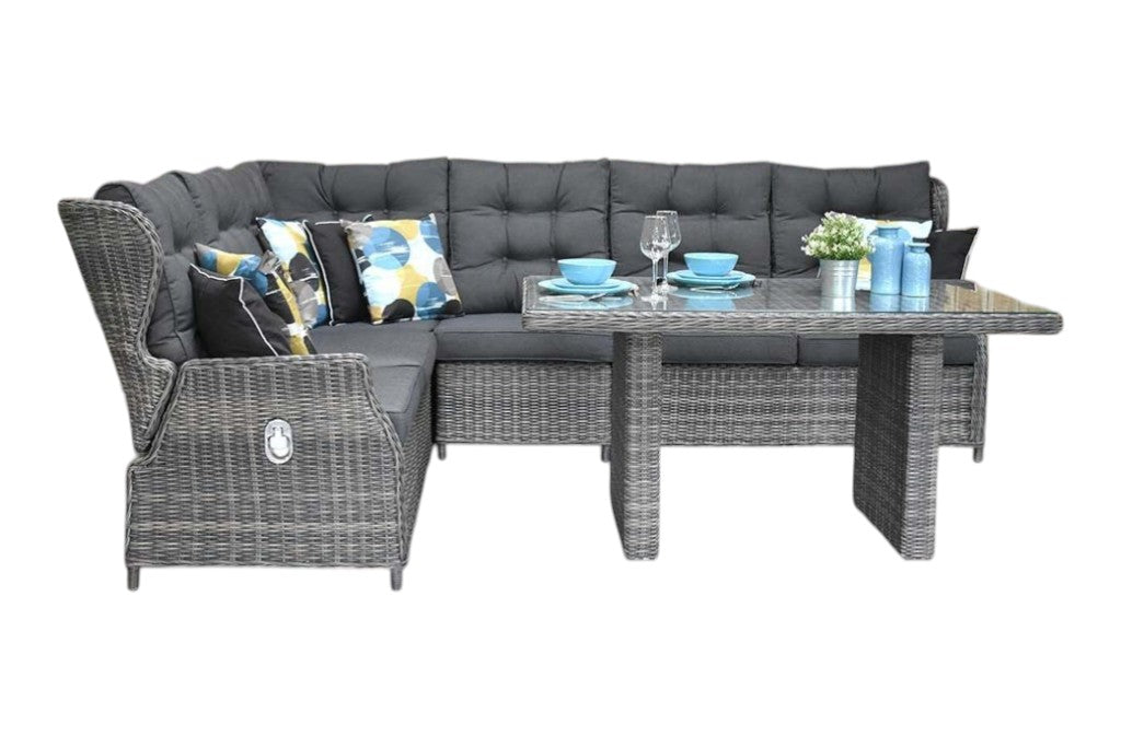 Barcelona Verstelbare Hoekbank XL - Kobo Grey