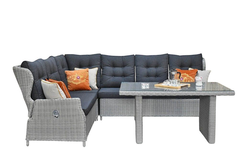 Barcelona Verstelbare Hoekbank XL - Light Kobo Grey