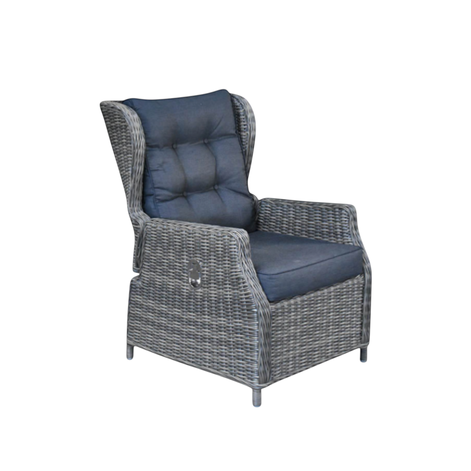 Barcelona Verstelbare Loungestoel - Kobo Grey