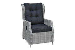 Barcelona Verstelbare Loungestoel - Light Kobo Grey