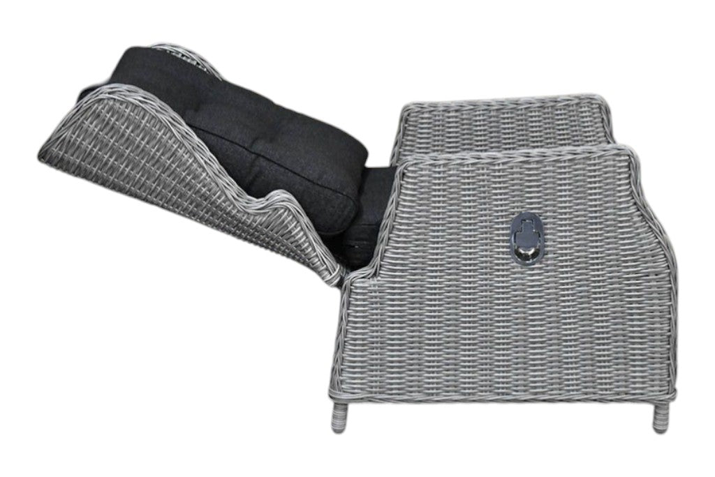 Barcelona Verstelbare Loungestoel - Light Kobo Grey