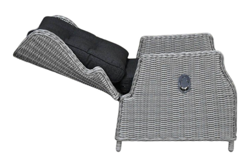 Barcelona Verstelbare Loungestoel - Light Kobo Grey