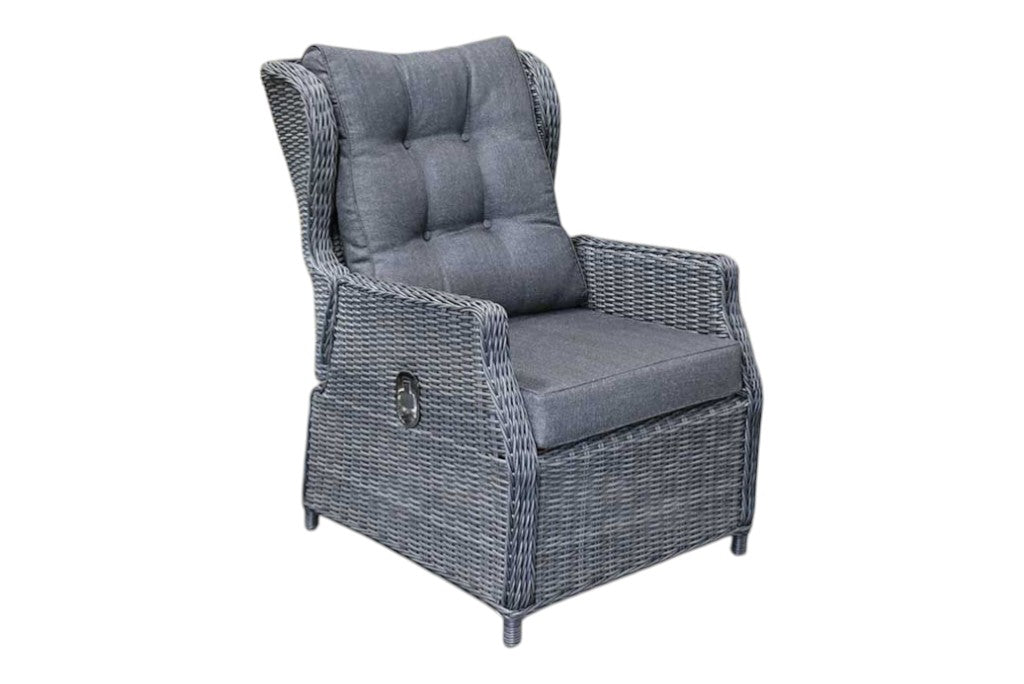 Barcelona Verstelbare Loungestoel - Rock Grey