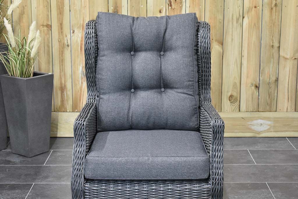 Barcelona Verstelbare Loungestoel - Rock Grey