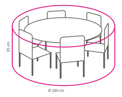 Beschermhoes Rond  280 cm
