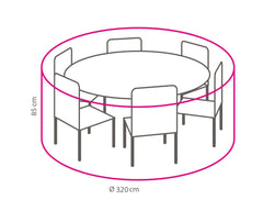 Surakarta-Barcelona verstelbare Tuinset 6 Personen - Rock Grey