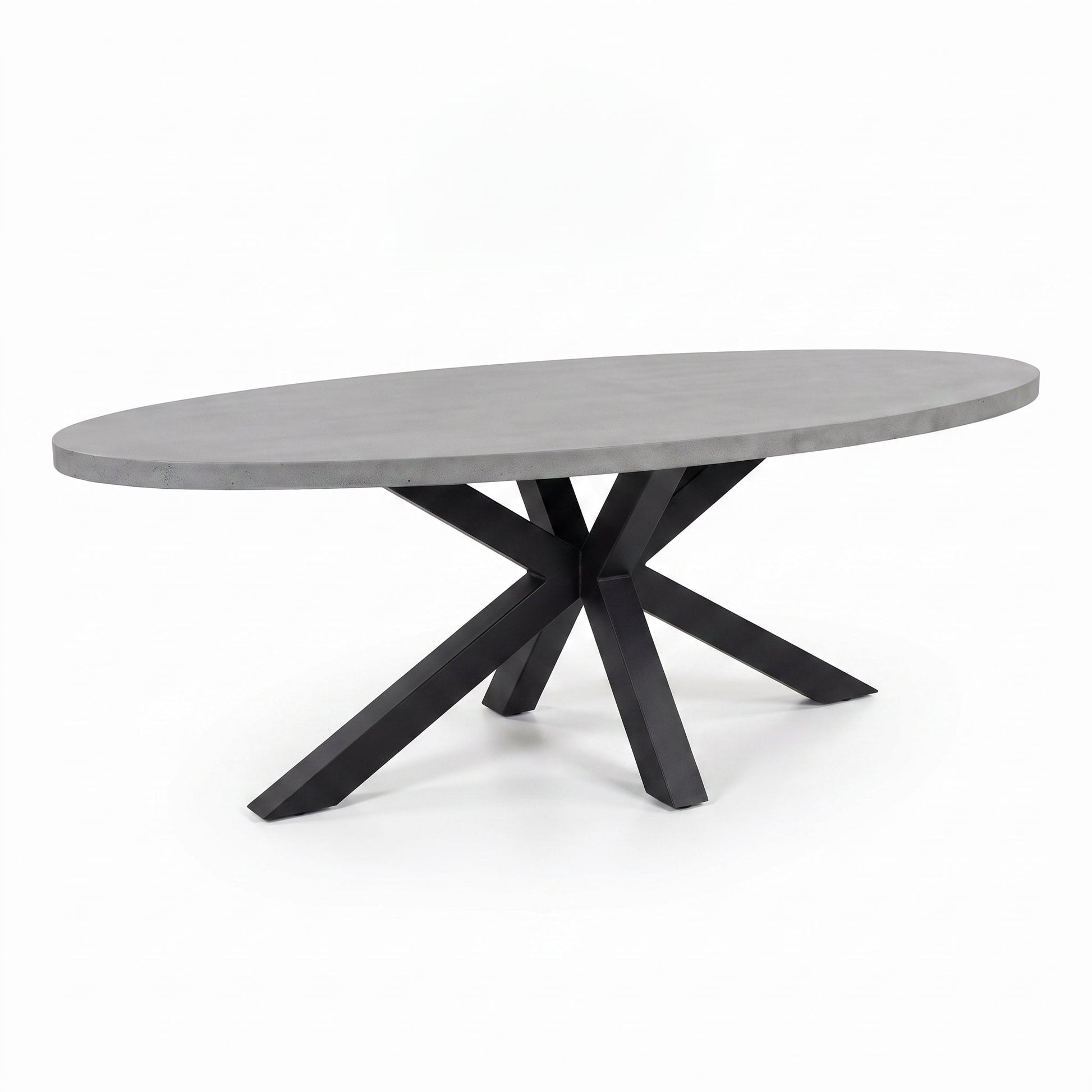 Bixley Ovale Tuintafel 280 cm - Polystone in een sfeervolle tuin - Outnest tuinmeubelen