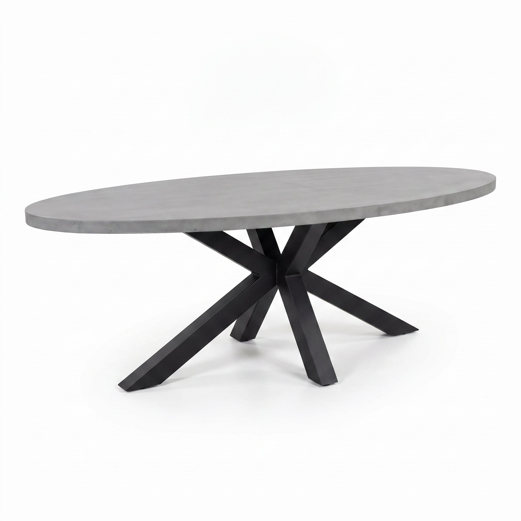 Bixley Ovale Tuintafel 280 cm - Polystone in een sfeervolle tuin - Outnest tuinmeubelen