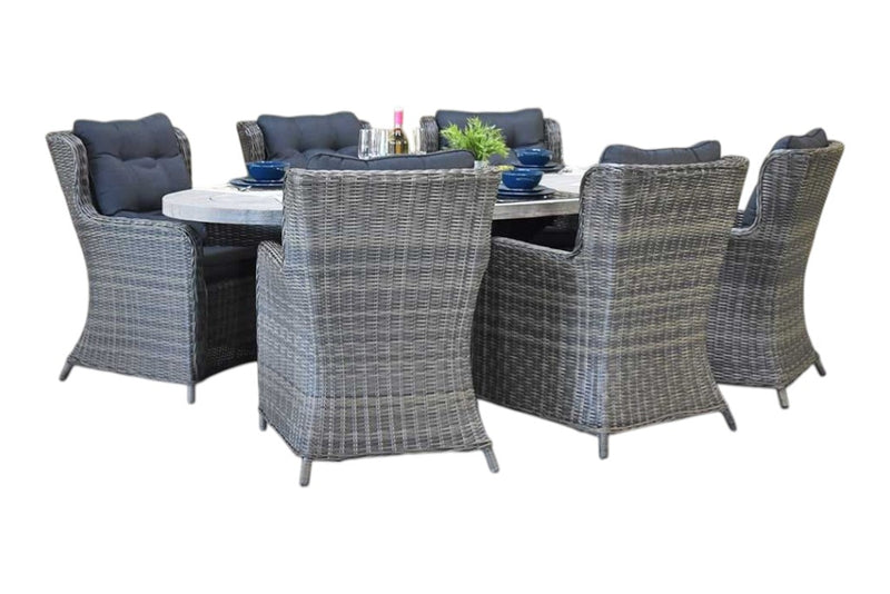 Bixley-Delano Tuinset 6 Personen - Kobo Grey