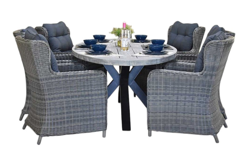 Bixley-Delano Tuinset 6 Personen - Kobo Grey