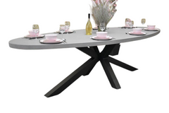 Bixley Ovale Tuintafel 280 cm - Polystone