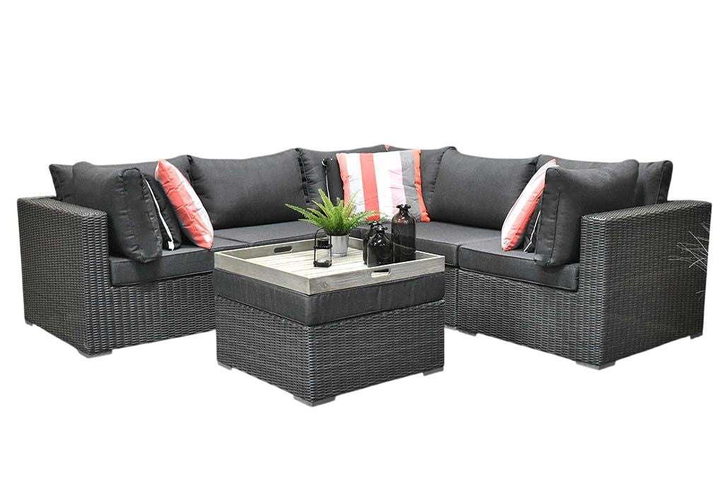 Boston Hoek Loungebank + 1 stoel