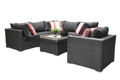 Boston Hoek Loungebank + 1 stoel