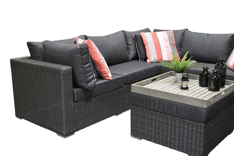 Boston Hoek Loungebank + 1 stoel