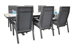 Bressano-Birmingham verstelbare Tuinset 6 Personen