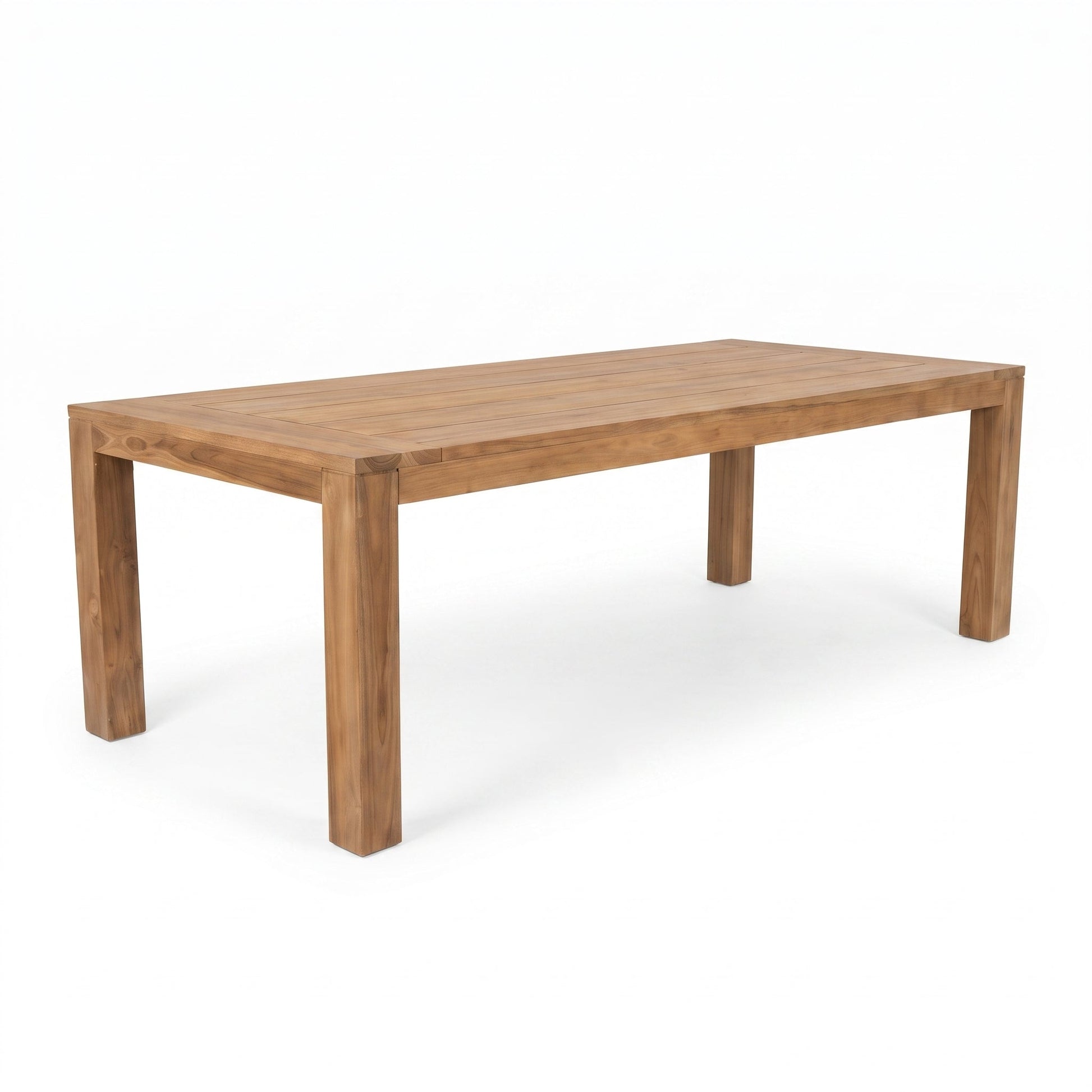 Cancun Rechthoekige Teak Tuintafel 240 cm - Teak in een sfeervolle tuin - Outnest tuinmeubelen