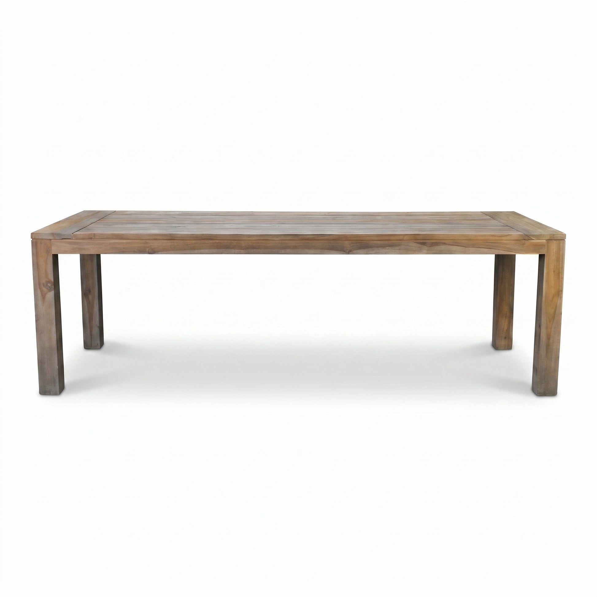Cancun Rechthoekige Teak Tuintafel 300 cm - Teak in een sfeervolle tuin - Outnest tuinmeubelen