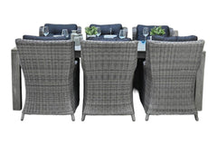 Cancun-Delano Tuinset 6 Personen - Acacia / Natural Grey
