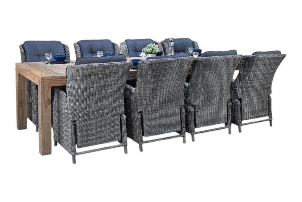 Cancun-Darwin verstelbare Tuinset 8 Personen