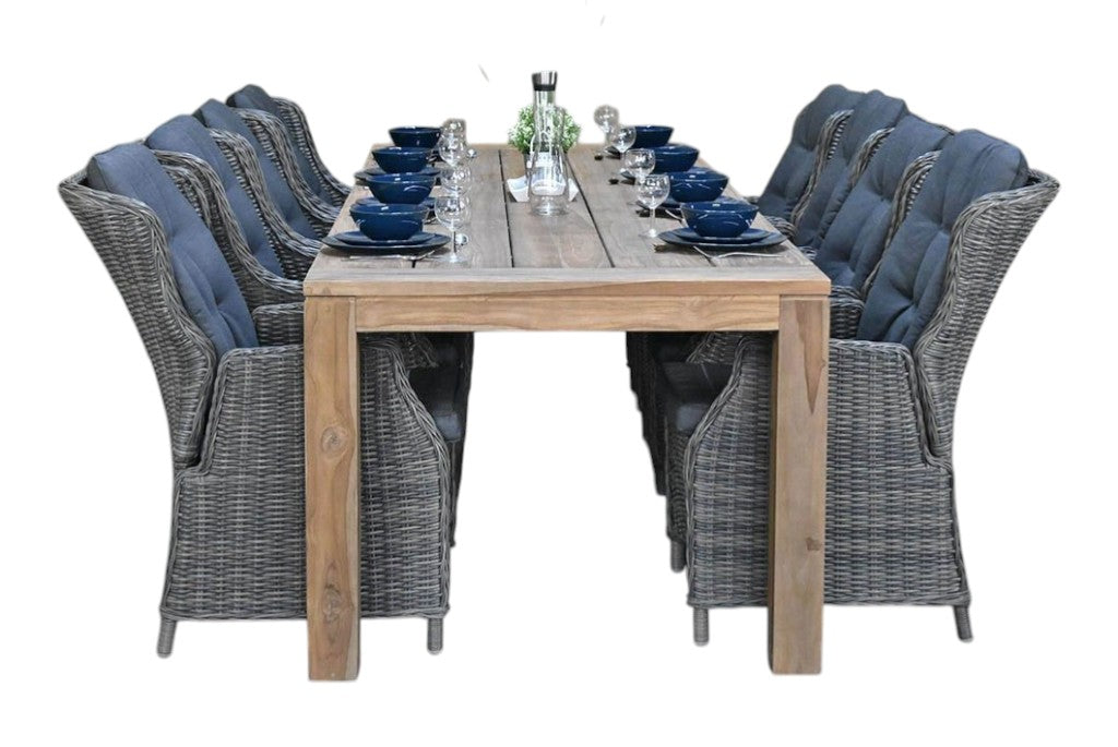 Cancun-Darwin verstelbare Tuinset 8 Personen