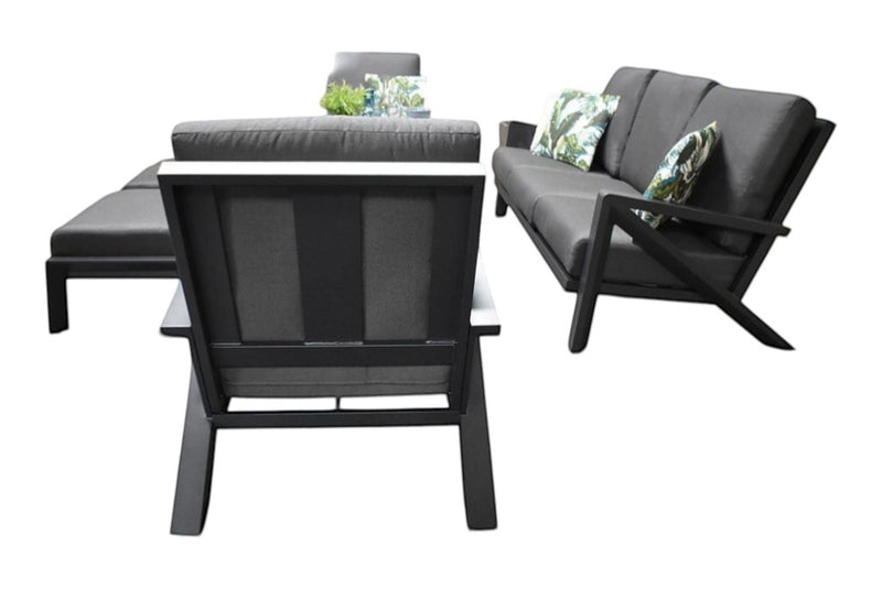 Carini Dining Loungeset - Black
