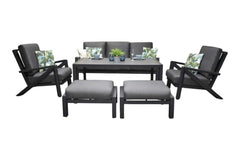 Carini Dining Loungeset - Black