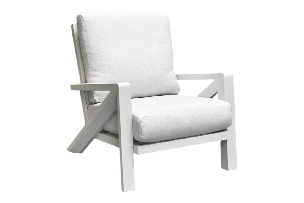 Carini Loungestoel - White