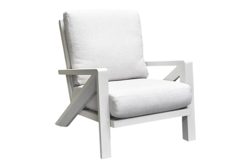 Carini Loungestoel - White