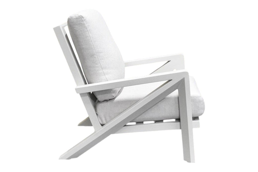 Carini Loungestoel - White