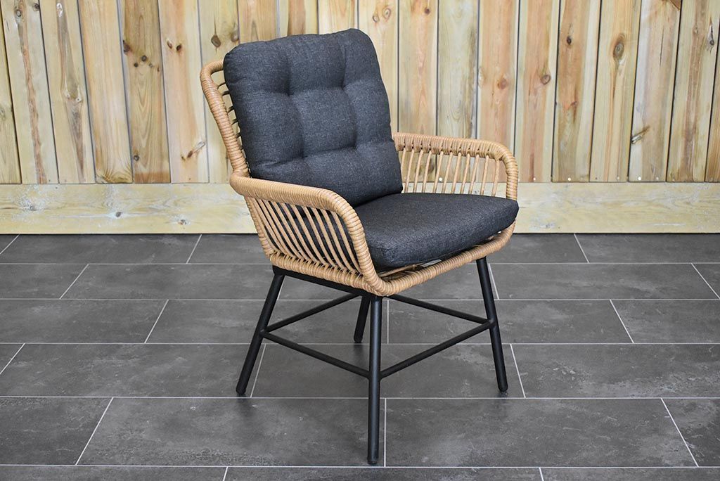 Carlton Dining Tuinstoel - Charcoal