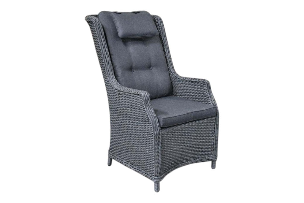 Darwin Dining Hoge rug Tuinstoel - Rock Grey